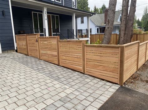 Top 7 Benefits of Installing Horizontal Wooden Fences in Seattle