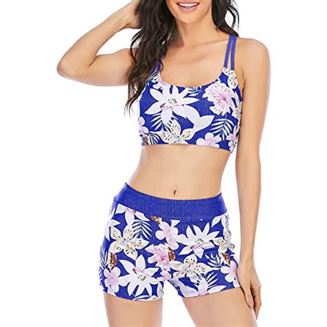 SIMU Swimming Suits For Women 2 Piece Women High Waisted Bikini Push Up