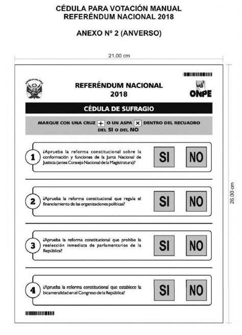 Propuestas Para El Refer Ndum Orientaci N Presidencia Del