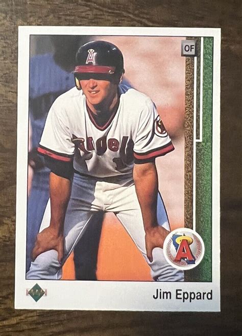 1989 Upper Deck Baseball 614 Jim Eppard EBay