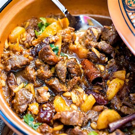 Recipe For Lamb Tagine With Apricots Dates Silk Road Recipes