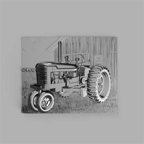 Farmall Tractor Silhouette