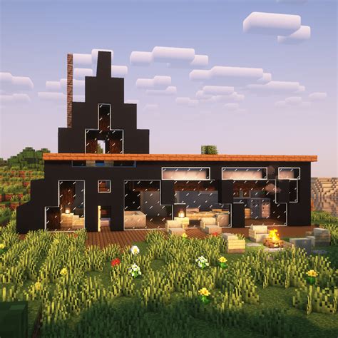 Modern A-Frame House - Minecraft Worlds - CurseForge