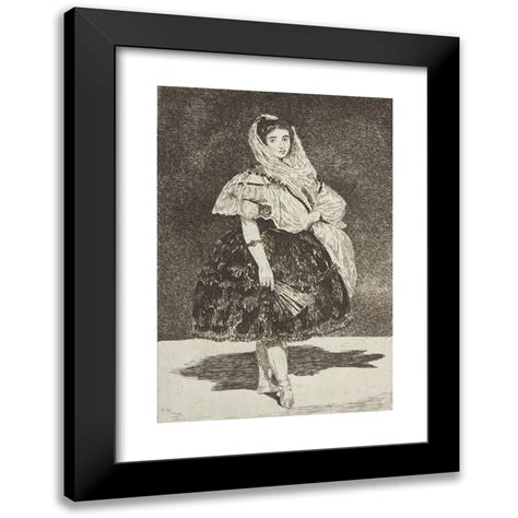 Édouard Manet 14x18 Black Modern Framed Museum Art Print Titled Lola