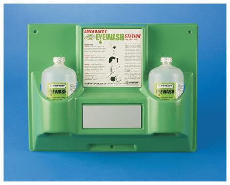 Bel Art SP Scienceware Sterile Eye Wash Solution Stations Double