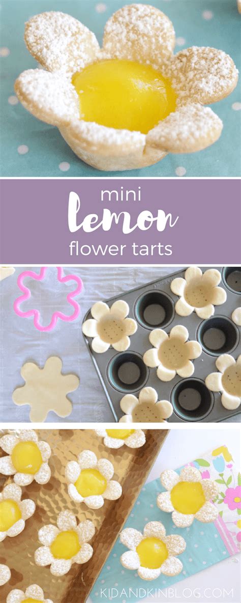 Mini Lemon Flower Tarts Mom S Easy Recipe