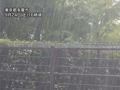 ウェザーニュース On Twitter 関東は夕方近くなっても大気の状態は不安定です。東京都内で局地的に雨雲が発達し、雷を伴って土砂降りに