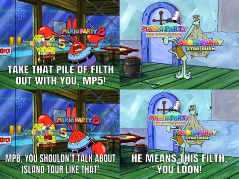 SpongeBob Mario Party Meme by KingBilly97 on DeviantArt