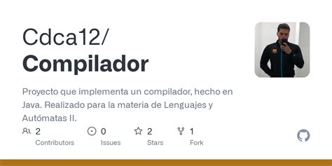 GitHub Cdca12 Compilador Proyecto Que Implementa Un Compilador