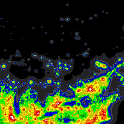 Light Pollution Map Texas - Printable Maps