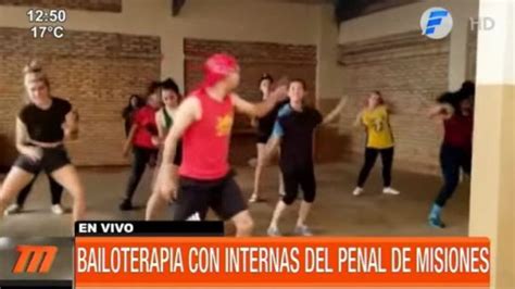 Bailoterapia Con Internas Del Penal De Misiones Telefuturo Canal De Tv Líder Del Paraguay