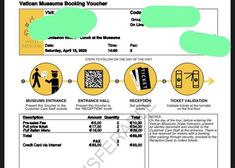 Offering 2 tickets to Vatican museum + Lunch at The museum 15th of a ...