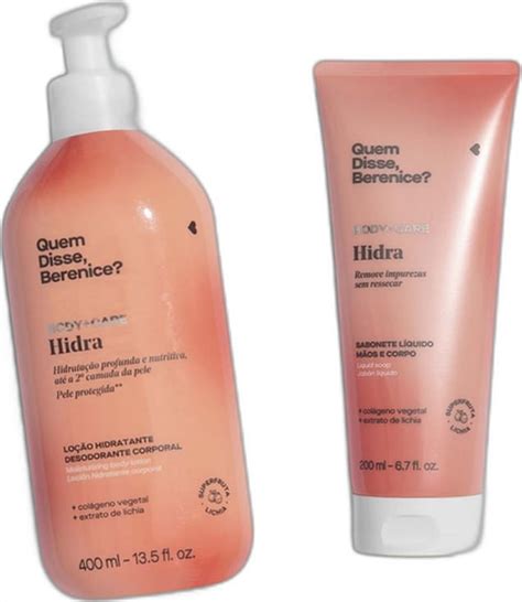 Combo Hidra Lichia Loção Hidratante Desodorante Corporal 400ml