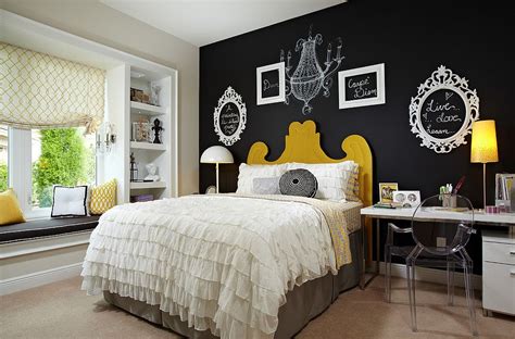 Dark And Dramatic Give Your Bedroom A Glam Makeover With Black Accent