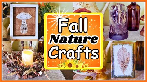 BEAUTIFUL DIY Nature Crafts For Fall Home Decor - YouTube