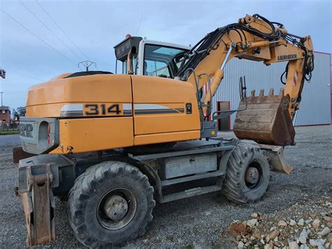 Pelle Sur Pneus Occasion Liebherr 314 Litronic