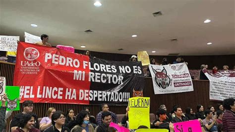 Estudiantes De La Uadeo Se Manifiestan En Congreso Exigen Destituci N