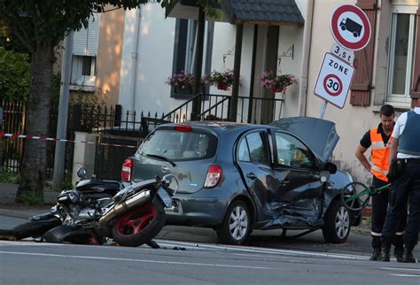 Faits Divers Photos Un Motard Tu Dans Un Accident Florange