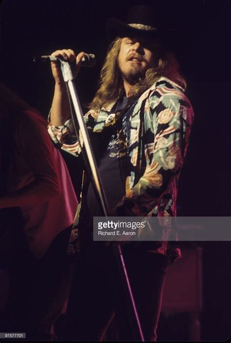 Ronnie Van Zant From Lynyrd Skynyrd Performs Live On Stage In New York