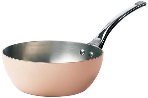 De Buyer Prima Matera Conical Copper Stainless Steel Saute Pan Inch