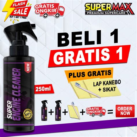 Jual FLASH SALE BELI 1 GRATIS 1 SUPER ENGINE CLEANER 250ML