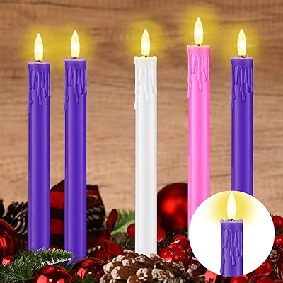 Amazon Flameless Advent Candle Set Piece Led Advent Taper