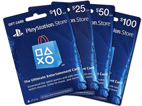 Playstation Gift Card Template