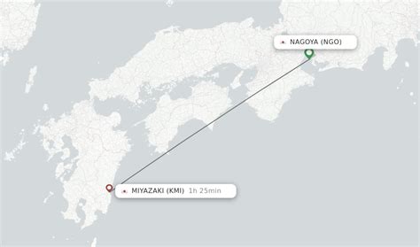 Direct Non Stop Flights From Nagoya To Miyazaki Schedules