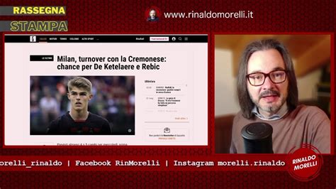 Rassegna Stampa Serie A Domani Si Riparte Il