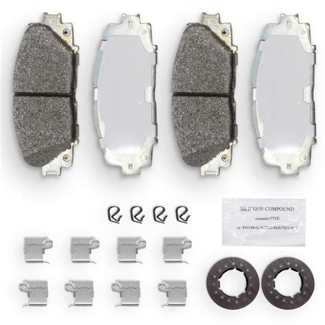 Disc Brake Pad Set Premium Galvanized Disc Brake Pads Nrs Brakes Ns