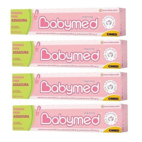 Kit Babymed Pomada Para Assaduras Cimed G Rosa Unidades Creme