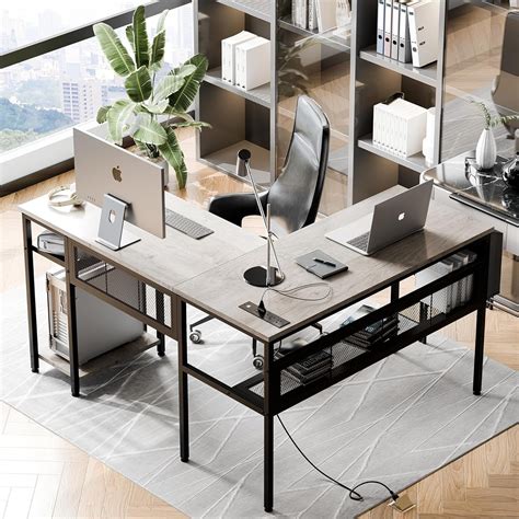 Futzca L Shaped Home Office Desk – Overstock