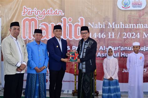 Prof Zudan Hadiri Peringatan Maulid Nabi Muhammad Saw Dan Launching Tpq