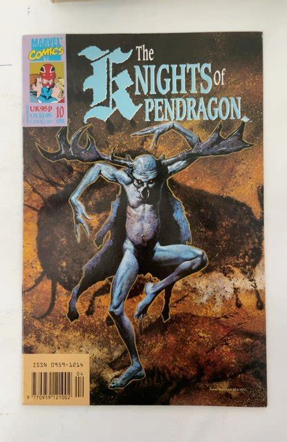 Knights Of Pendragon Comic Books Copper Age Marvel Uk