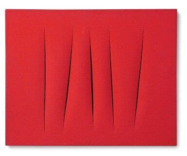 LUCIO FONTANA CONCETTO SPAZIALE ATTESE Contemporary Art Evening