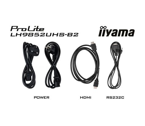 Monitor Lfd Iiyama Prolite Lh Uhs B Ips Led K Vga Hdmi