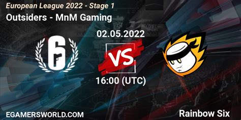 Outsiders Vs MnM Gaming 02 05 22 Rainbow Six European League 2022