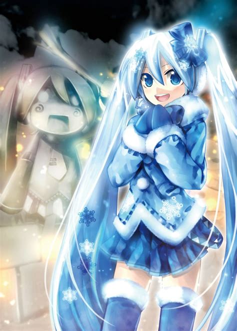 Download Hatsune Miku Winter Anime Vocaloid Winter Anime Image