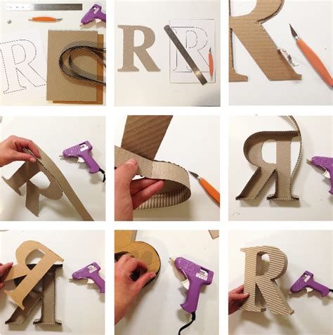 Large 3d Cardboard Letters Artofit