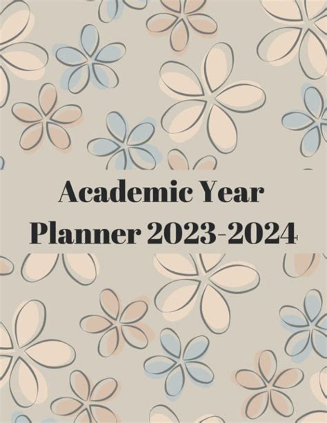 Buy Academic Year Planner 2023 2024 12 Months Yearly Planner Monthly