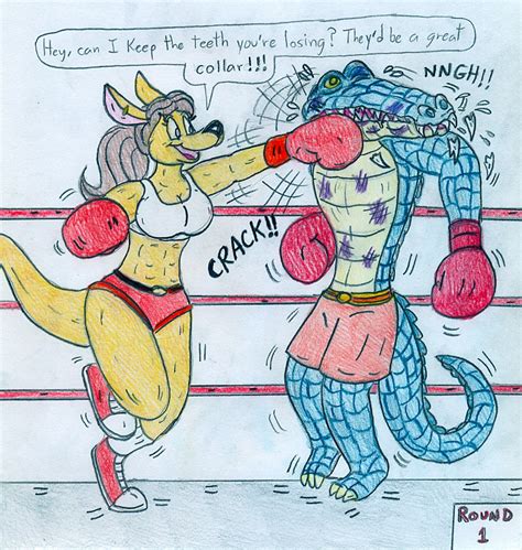 Boxing Penelope Kangaroo vs Freddy by Jose-Ramiro on DeviantArt