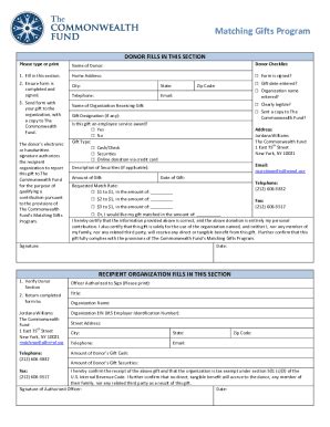 Fillable Online Csg International Matching Gift Form Fax Email Print