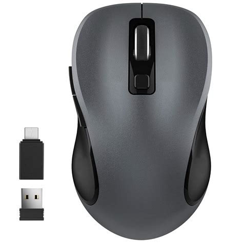 Amazon.com: WisFox 2.4G Wireless Mouse for Laptop, Ergonomic Computer ...