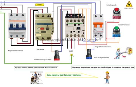 Como Conectar Un Contactor Diagrama De Control Contactor Con