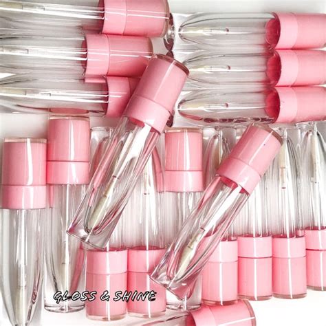 10 PACK 6ML Baby Pink Lip Gloss Tubes Empty Wholesale With - Etsy