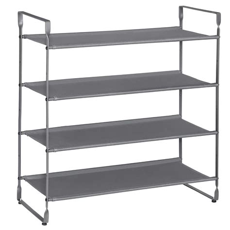 Songmics Tier Shoe Rack With Adjustable Oxford Fabric Shelves Diy