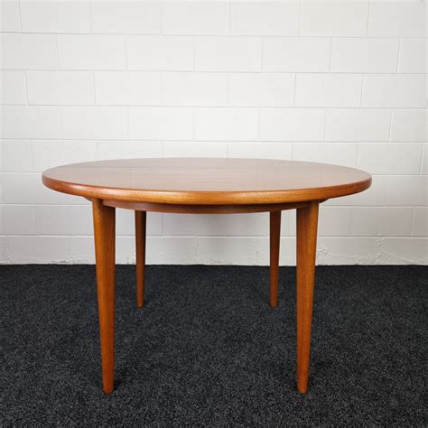 Karl Erik Ekselius For J O Carlsson Teak Dining Table With Leaf