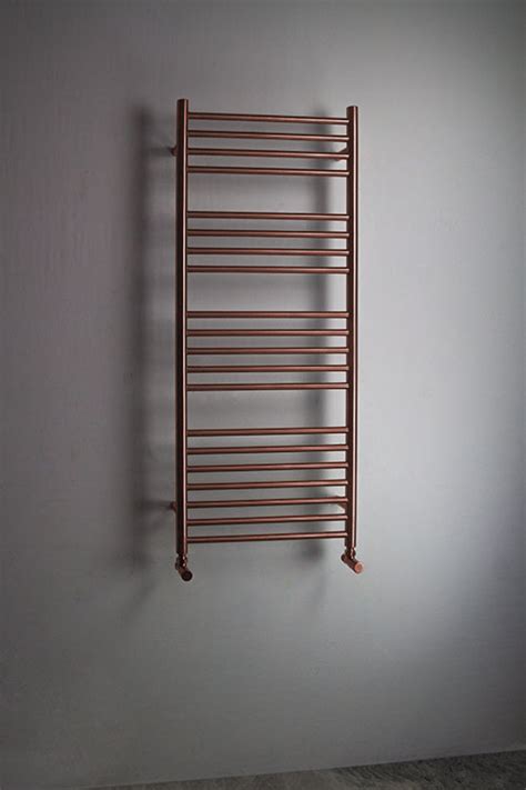 Brushed Copper Heated Towel Rail Copper Radiators