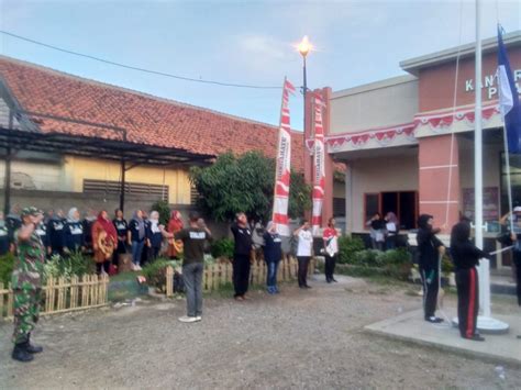 Karang Taruna Desa Pisangan Jaya Giat Gladi Bersih Jelang Puncak HUT Ke