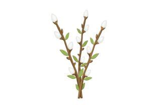 Pussy Willow SVG Cut File By Creative Fabrica Crafts Creative Fabrica